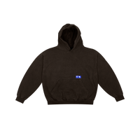 LOGO HOOD - BROWN